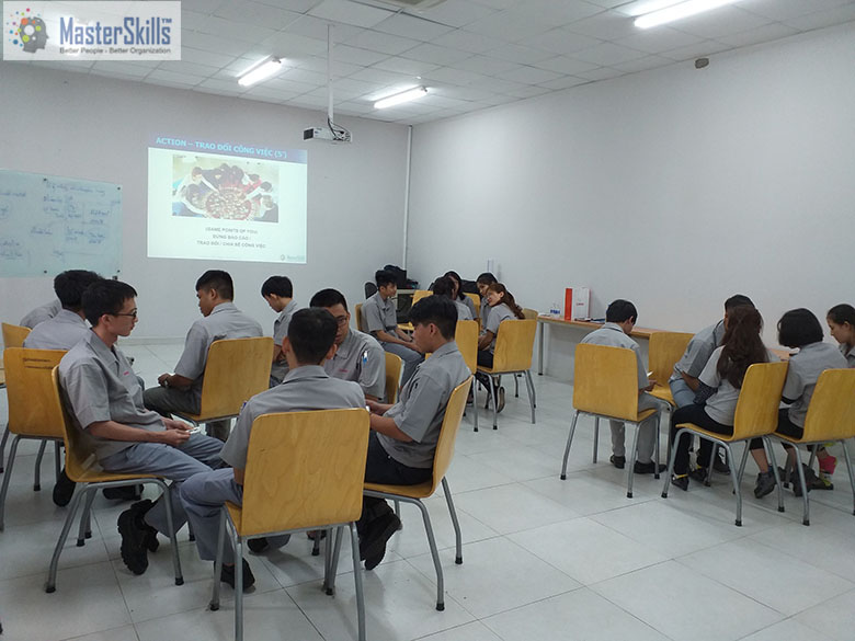 Course delivery photo for Professional Work Practices at Dongil Rubber Belt Vietnam Co., Ltd.