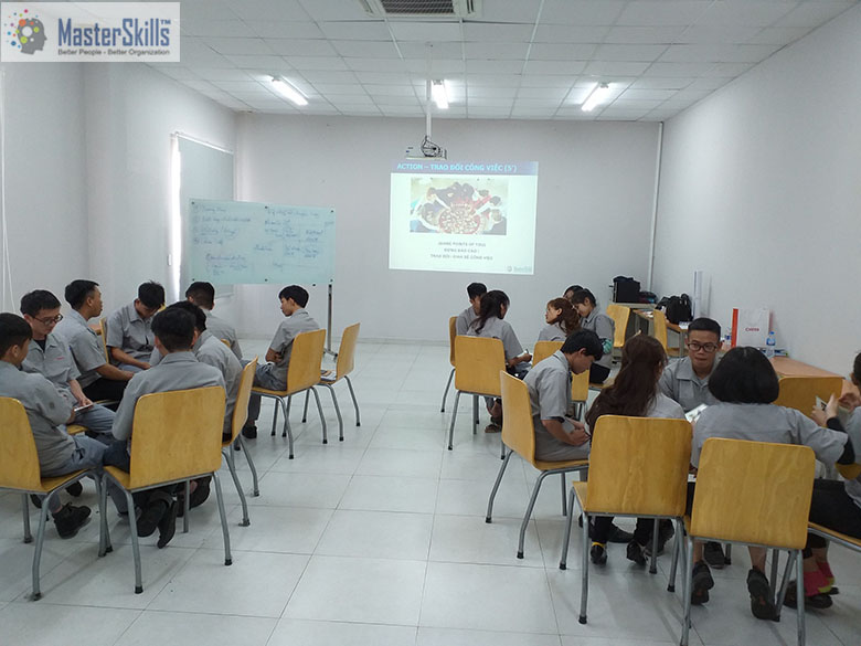 Course delivery photo for Professional Work Practices at Dongil Rubber Belt Vietnam Co., Ltd.