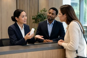 Hình minh họa khóa học Văn Hóa Dịch Vụ Khách Hàng trong môi trường làm việc